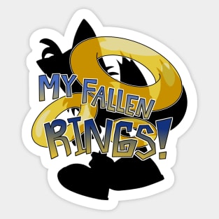 My Fallen Rings Sticker